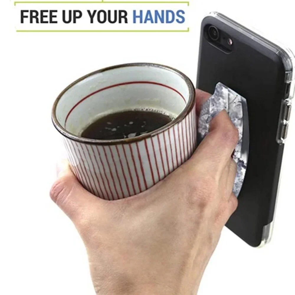 Gear Beast Universal Cell Phone Grip - Ultra Slim Elastic Finger Holder & Phone
